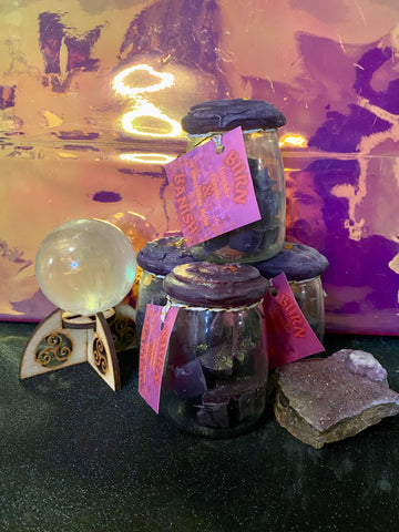 Burn & Banish wax melt jar