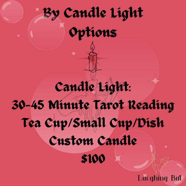 By Candle Light Tarot and Custom Candle