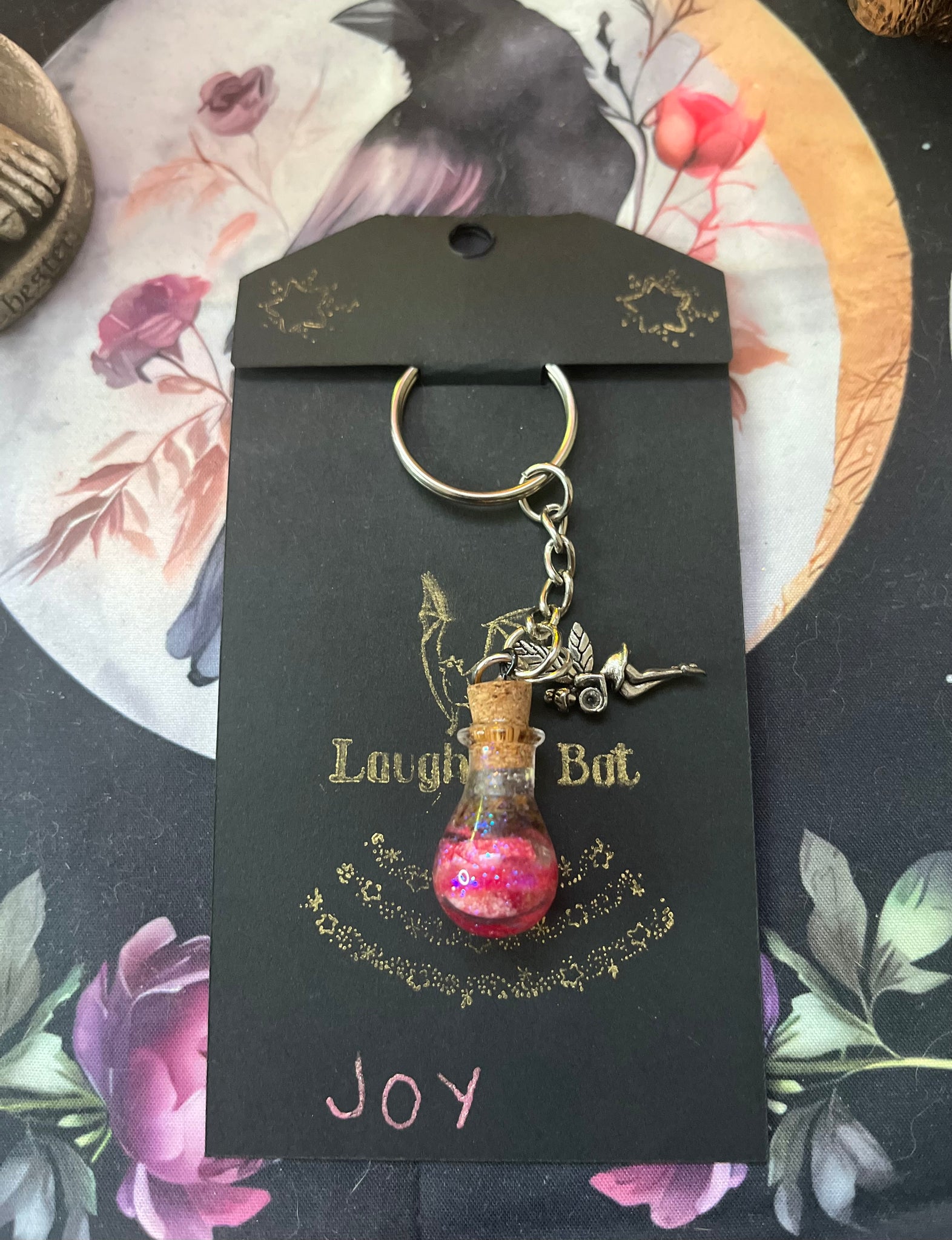 Joy Keychain Charm