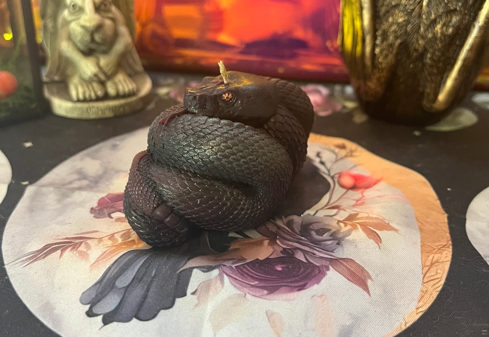 Purple Black Beeswax Snake