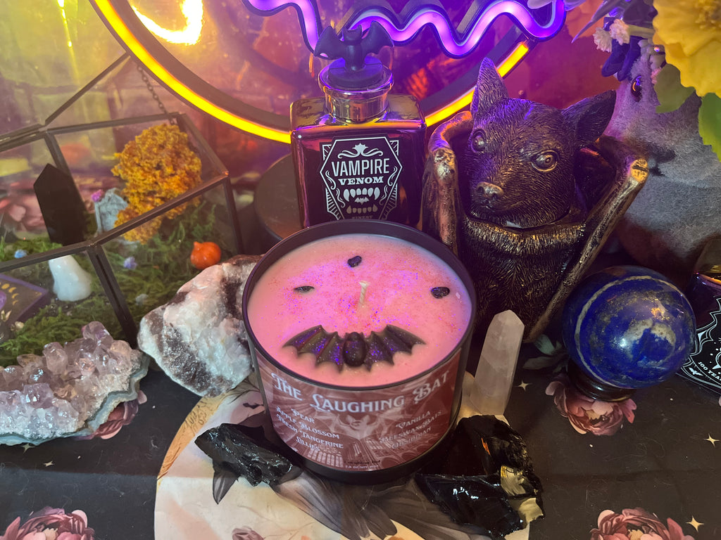 Laughing Bat signature candle
