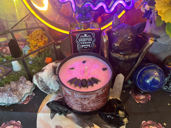 Laughing Bat signature candle