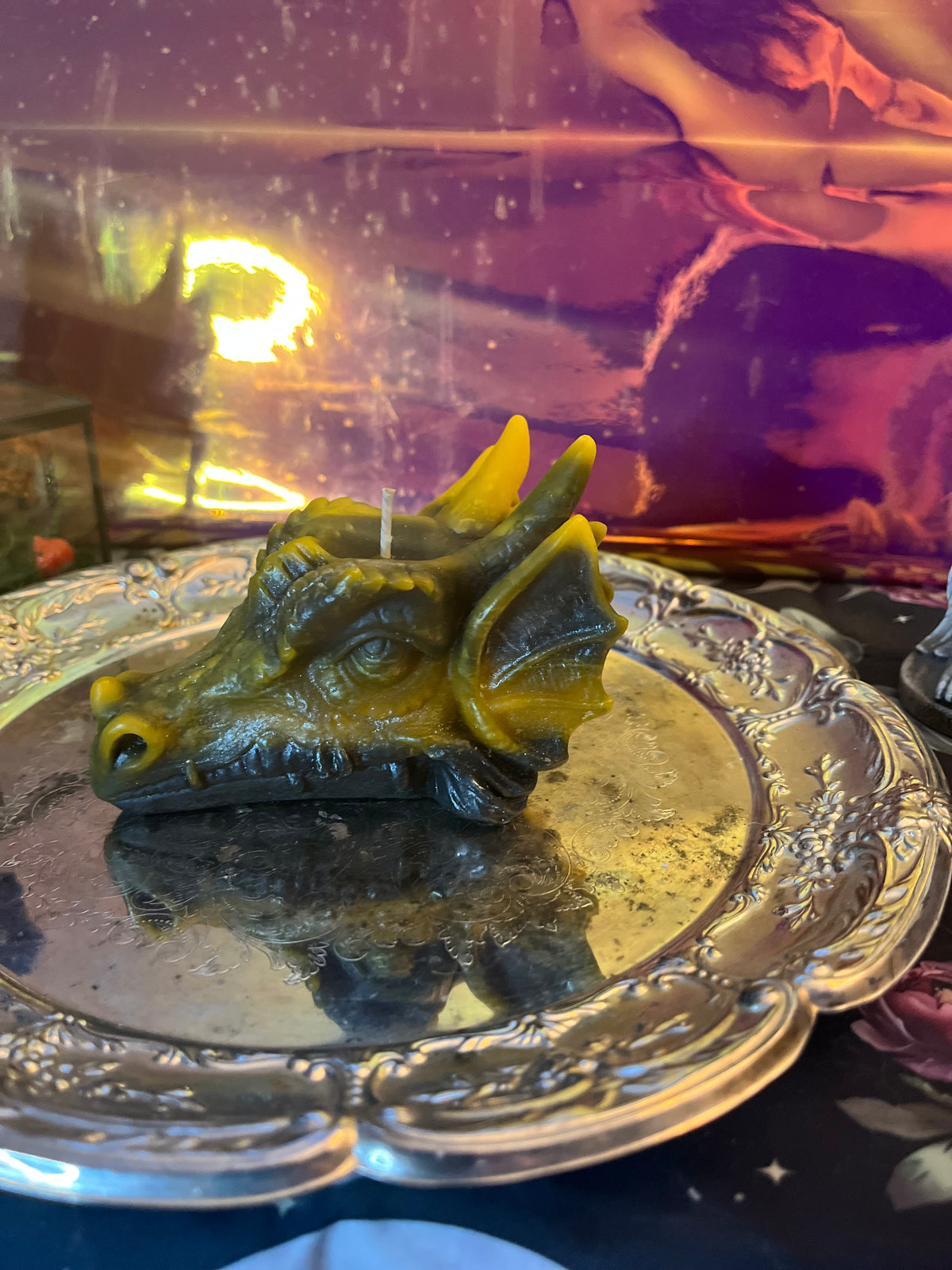 Custom Beeswax Dragon