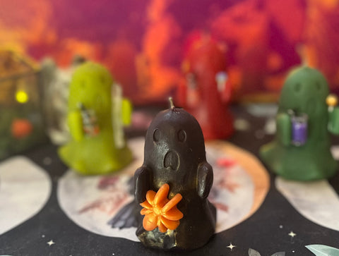 Purple Beeswax Ghostie