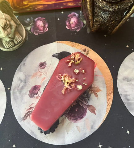 Beeswax Carnation Coffin