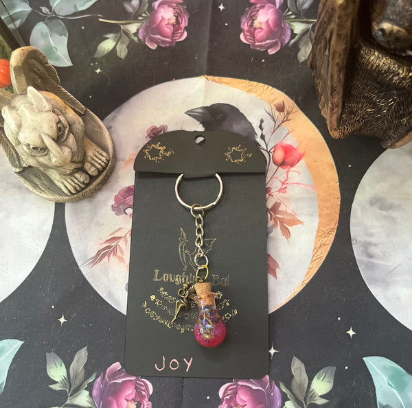 Joy Keychain Charm