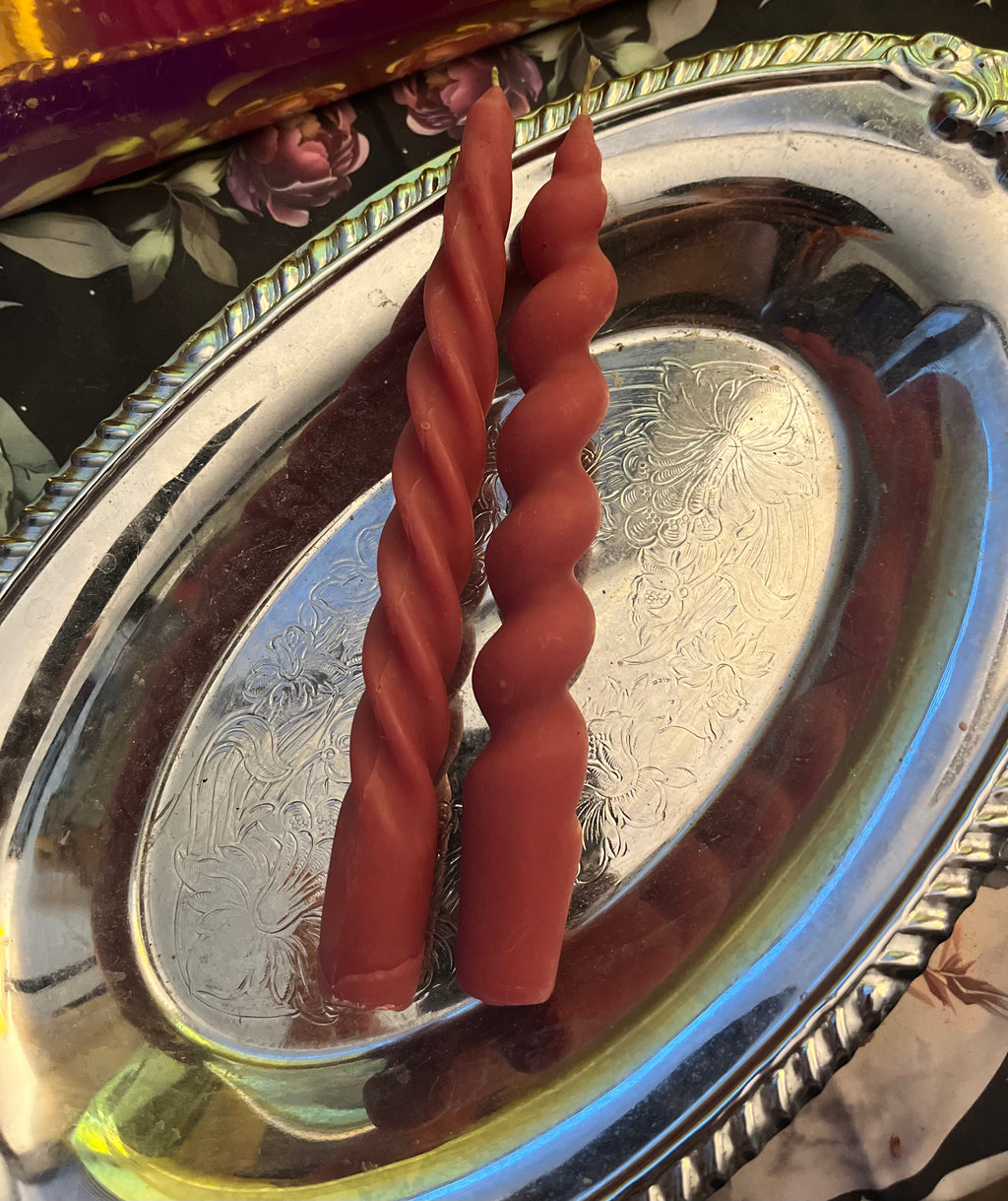 Groovy Taper Beeswax candles sets