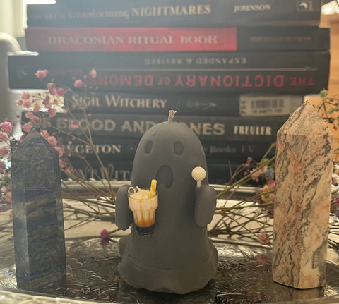 Charcoal Beeswax Ghostie