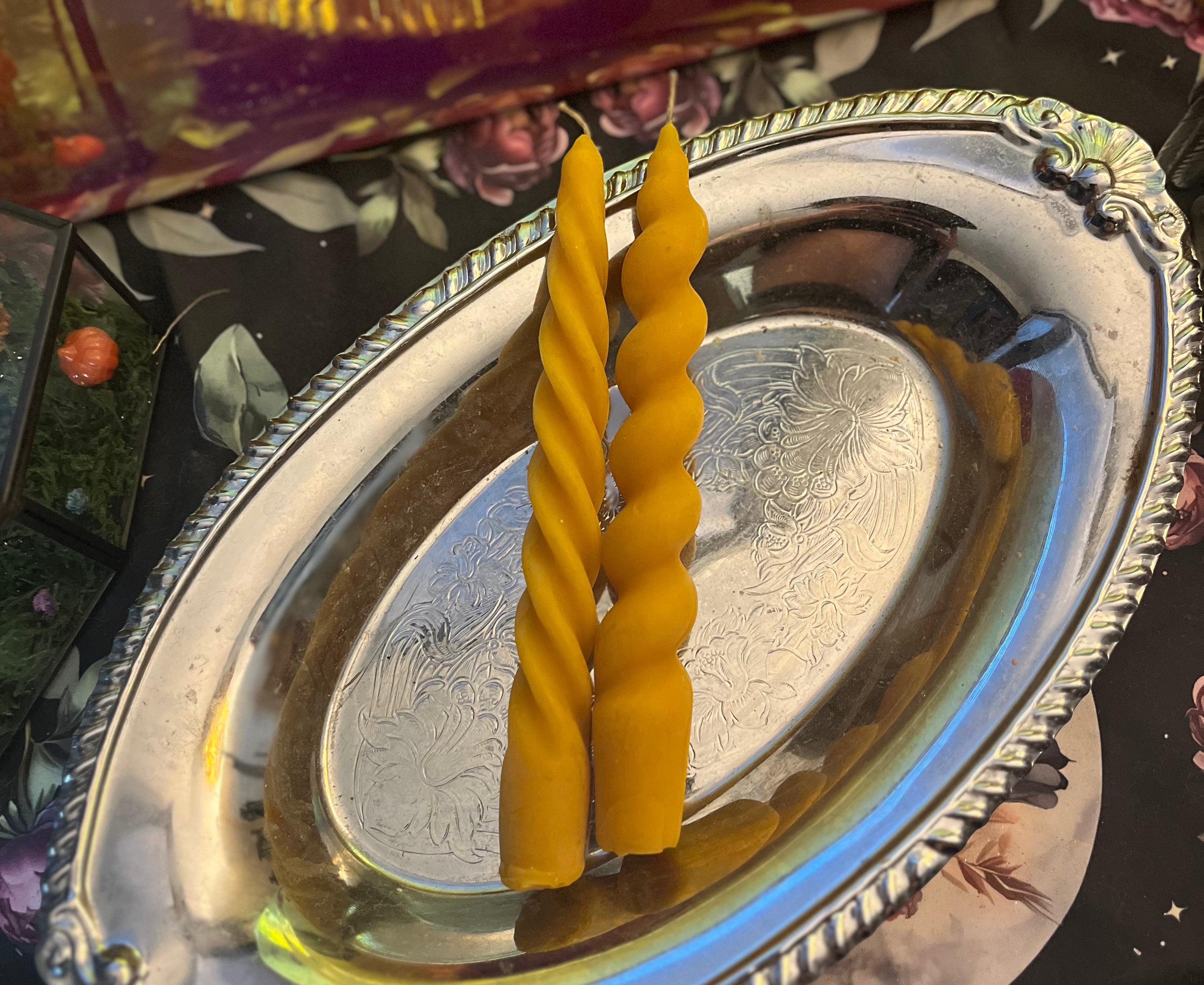 Groovy Taper Beeswax candles sets
