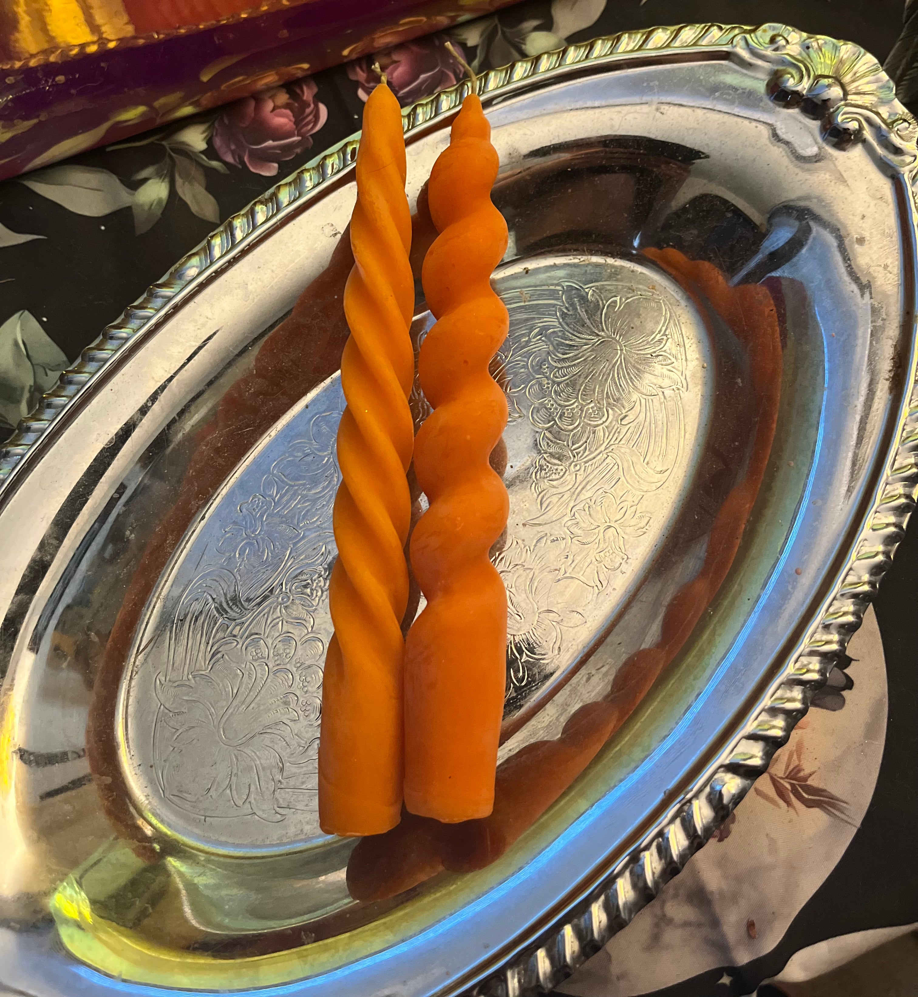 Groovy Taper Beeswax candles sets