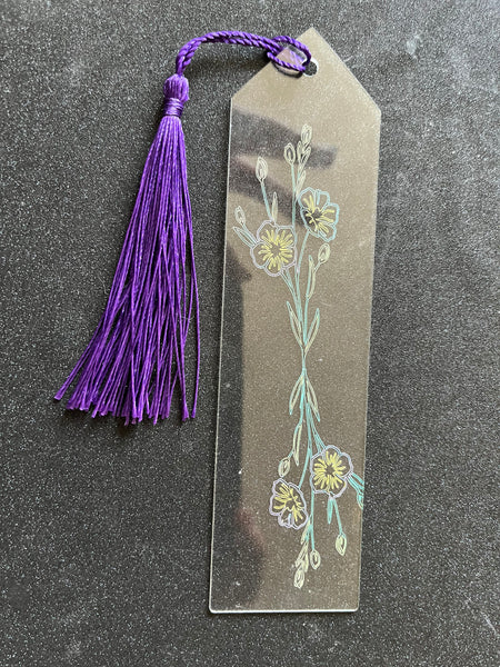 Violets Bookmark