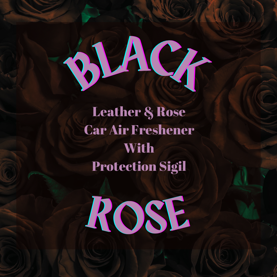 Black Rose Car Air-freshener